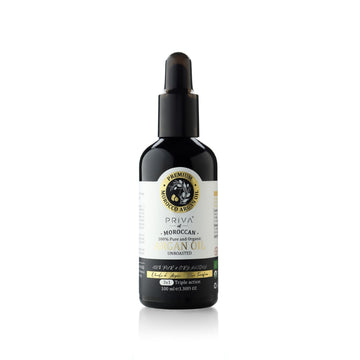 PrivaOil® Premium Unroasted Argan Oil 100% Pure and Organic