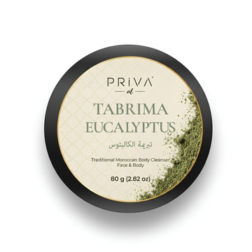 PrivaOil® Moroccan Eucalyptus Tabrima Hammam Powder – 80 g / 2.82 oz