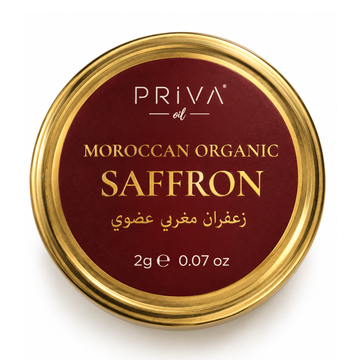 PrivaOil® Moroccan Organic Saffron / Safran Biologique du Maroc / الزعفران المغربي العضوي